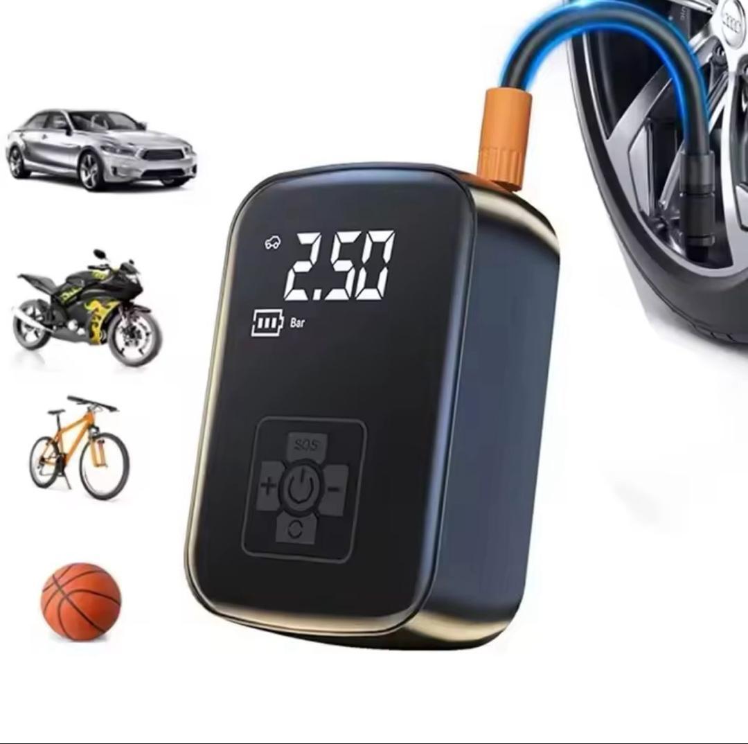 Gonfleur de Pneu Électrique Portable – Compresseur Intelligent Rechargeable USB avec Écran LCD